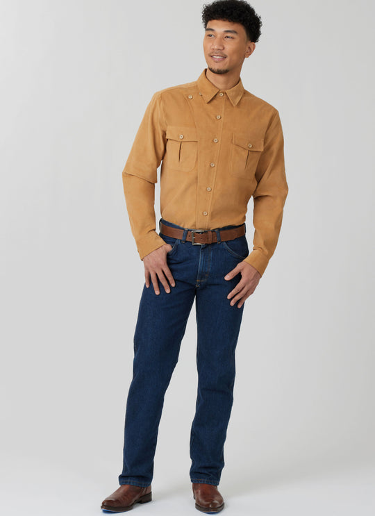 McCall’s Schnittmuster M8615 – Unisex-Hemden mit Knopfleiste, Kragen & Brusttaschen – klassisch & lässig