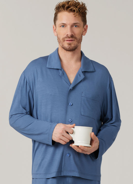 McCall’s Schnittmuster M8616 – Herren-Pyjama mit Hemd, Hemdbluse & Schlupfhose in 2 Längen