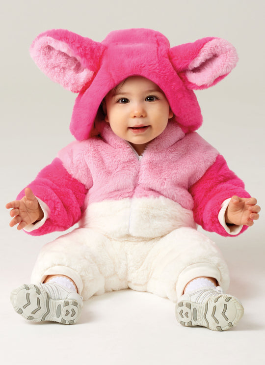 McCall’s Schnittmuster M8617 – Babystrampler mit Kapuze & süßen Ohren – gemütlich & kuschelig