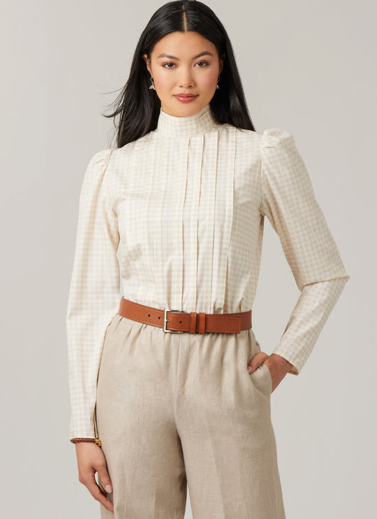 McCall’s Schnittmuster M8620 – Laura Ashley Damenblusen im romantischen 80’s Vintage-Stil mit Rüschen & Spitzenbesatz