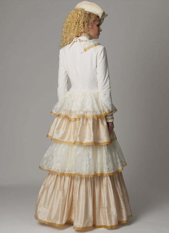 McCall’s Schnittmuster M8623 – Damenkostüm im viktorianischen Stil mit Rüschen & Spitze (19 Jhdt.)