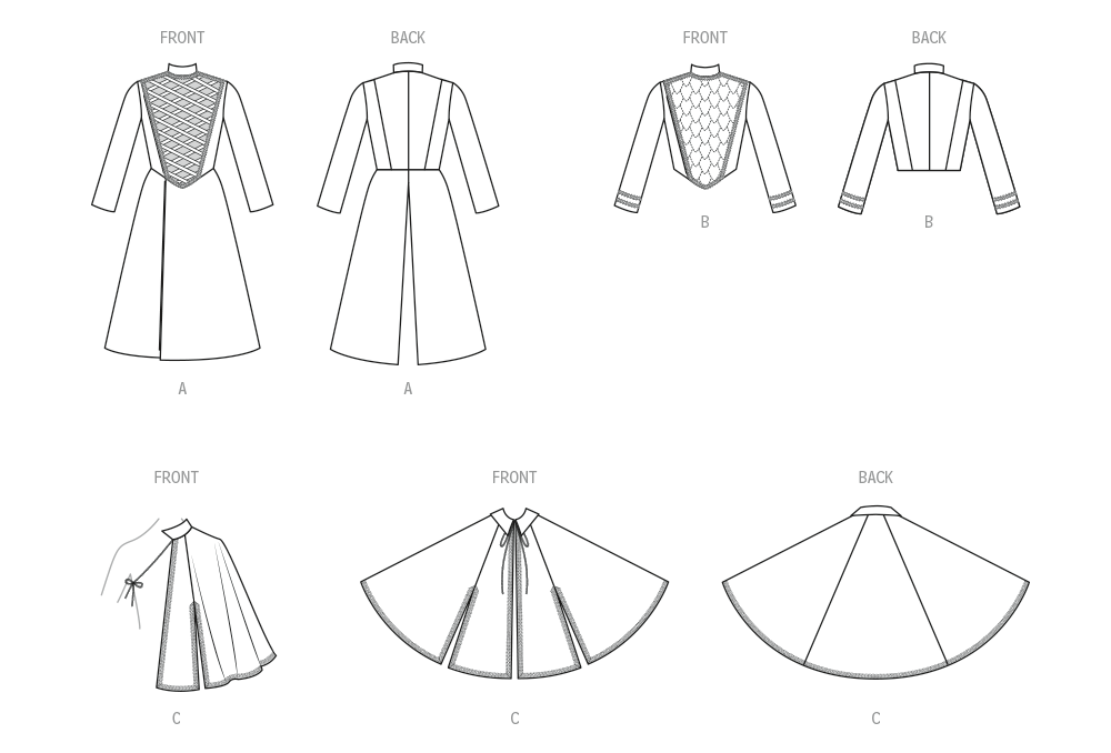 McCall’s Schnittmuster M8624 – edler Offiziers- & Hofrock im Stil der Renaissance (16.–17. Jahrhundert)