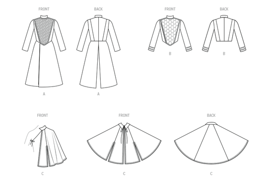 McCall’s Schnittmuster M8624 – edler Offiziers- & Hofrock im Stil der Renaissance (16.–17. Jahrhundert)