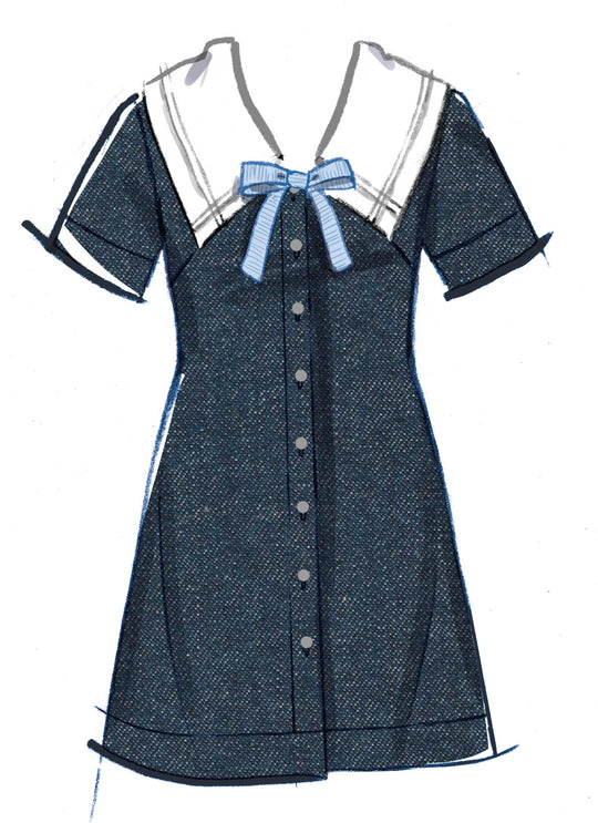 McCalls Schnittmuster M8625 – Damen A-Linien-Kleid mit Ärmelvarianten