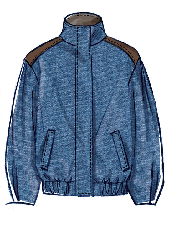 McCalls Schnittmuster M8629 – Damen Blouson-Jacke mit Stehkragen