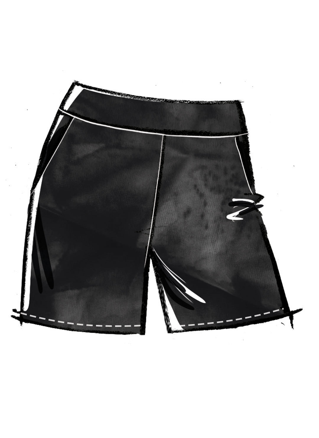 McCalls Schnittmuster M8633 – Damen Sweatshirt, Hoodie, Shorts & Hose
