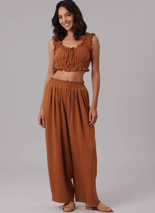 McCalls Schnittmuster M8634 – Damen Lounge-Top, Shorts & Hose