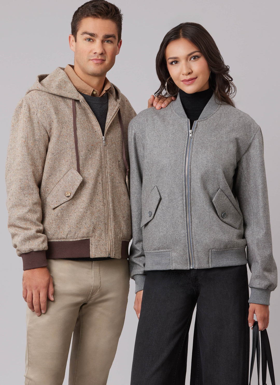 McCalls Schnittmuster M8635 – Unisex Bomberjacke mit oder ohne Kapuze