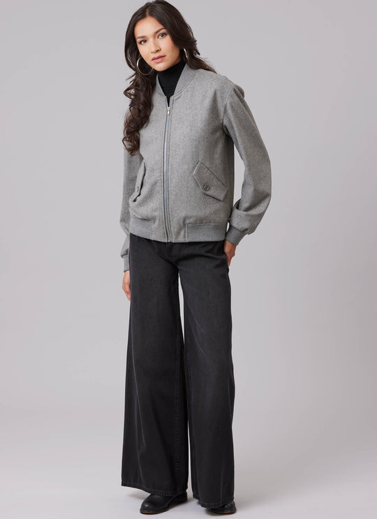 McCalls Schnittmuster M8635 – Unisex Bomberjacke mit oder ohne Kapuze