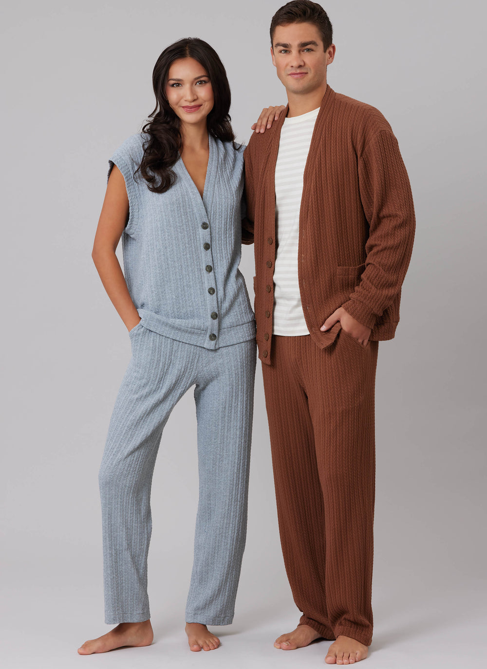McCalls Schnittmuster M8637 – Unisex Strickweste, Strickjacke & Hose