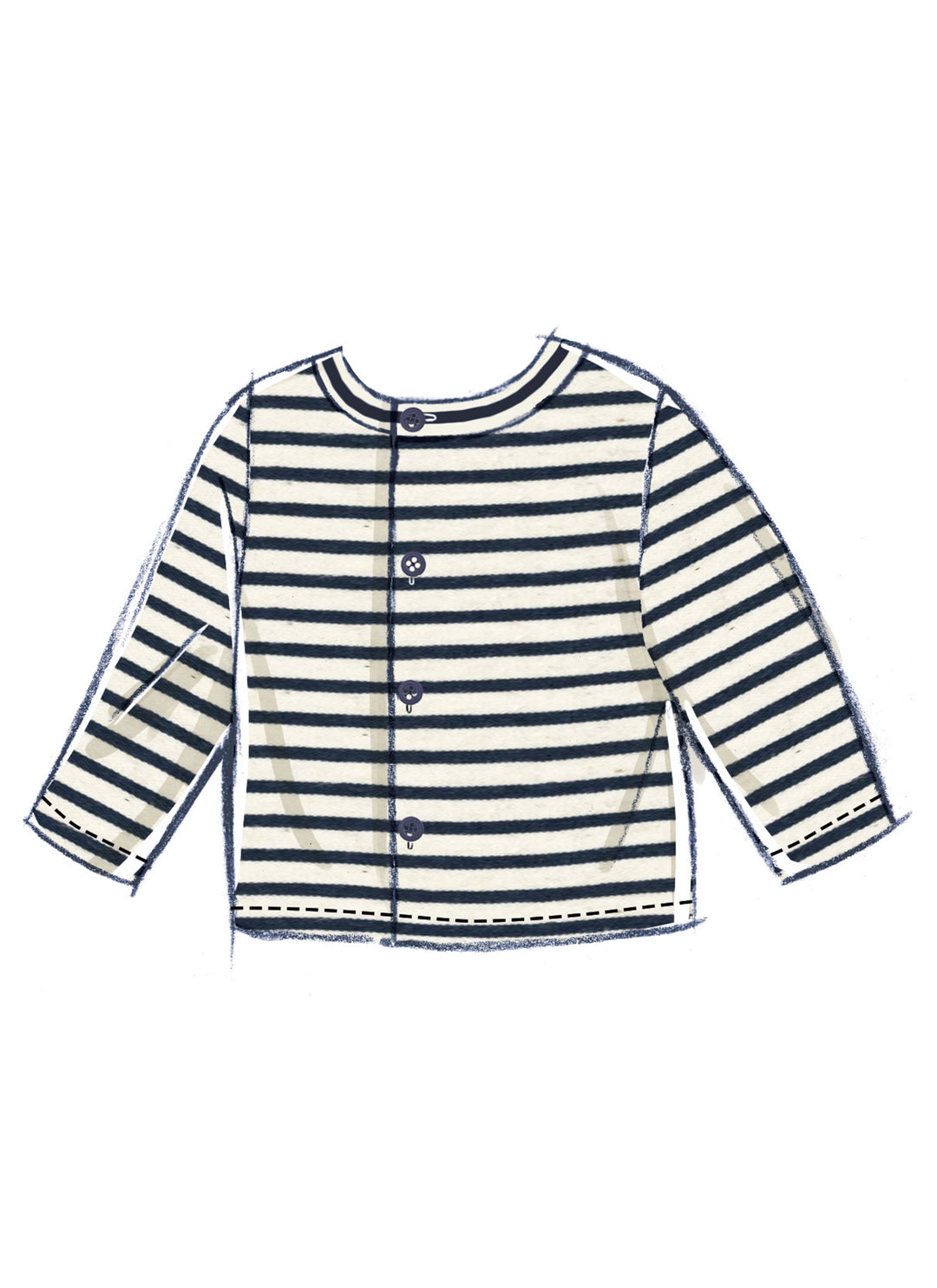 McCalls Schnittmuster M8640 – Babyjacke, Oberteil & Hose