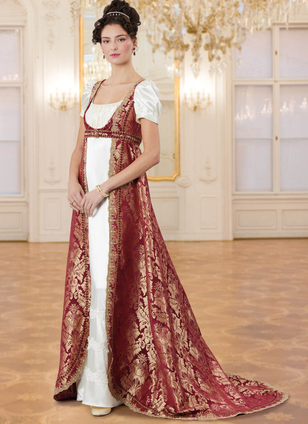 McCall's M8648 – Regency-Mantel & offene Robe für Damen