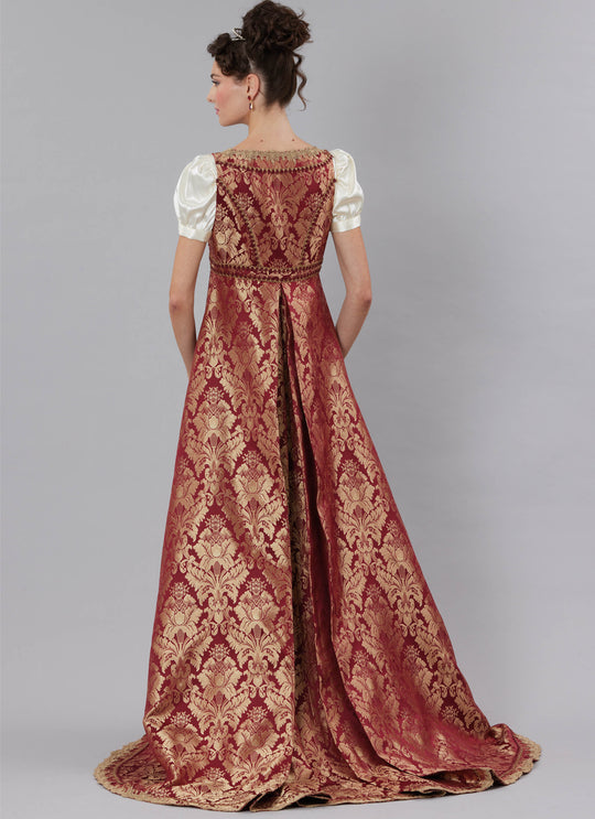 McCall's M8648 – Regency-Mantel & offene Robe für Damen