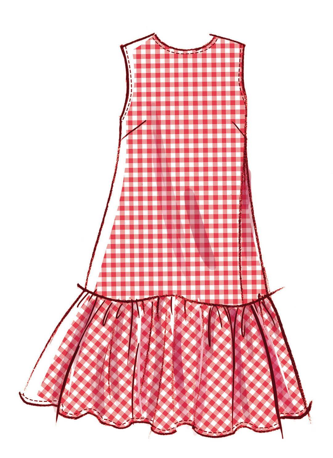 McCalls Schnittmuster M8651 – Damen Minikleid mit Ärmelvarianten