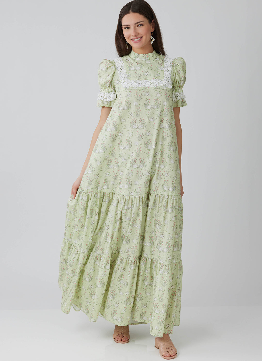 McCalls Schnittmuster M8652 – Damen Laura Ashley Kleid mit Passe in zwei Längen