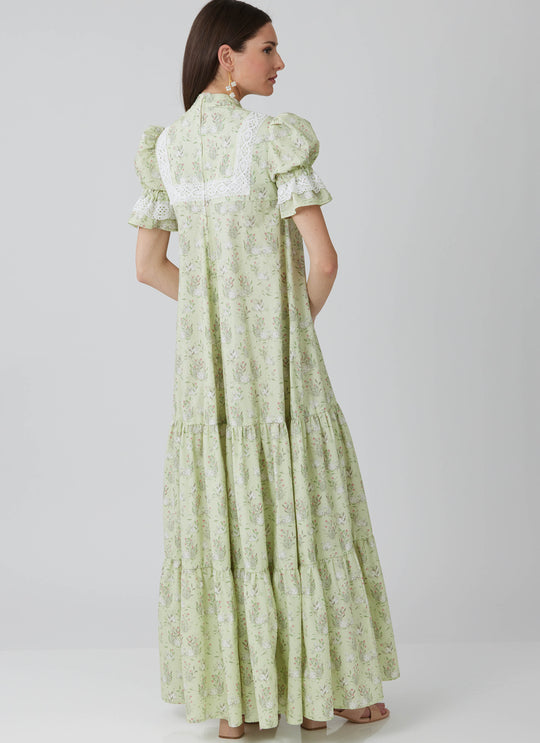 McCalls Schnittmuster M8652 – Damen Laura Ashley Kleid mit Passe in zwei Längen