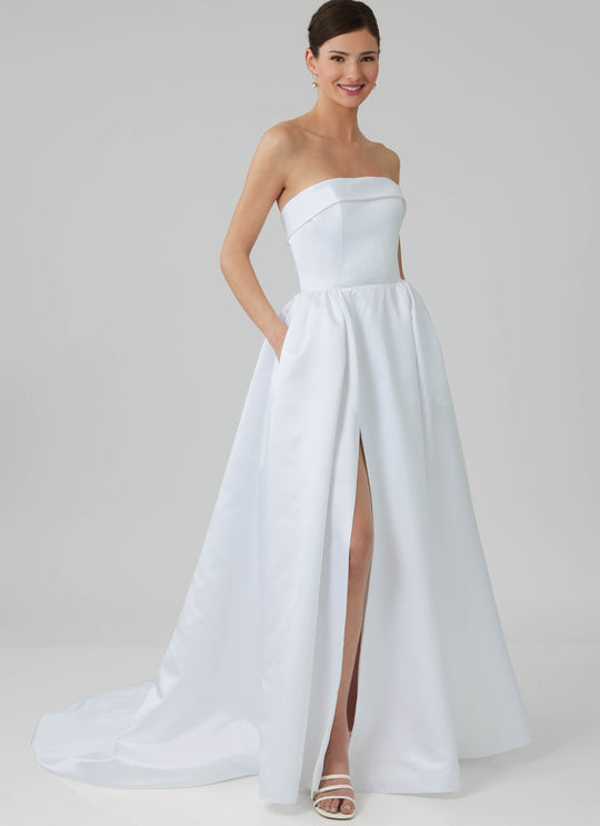 McCalls Schnittmuster M8653 – Damen trägerloses Brautkleid