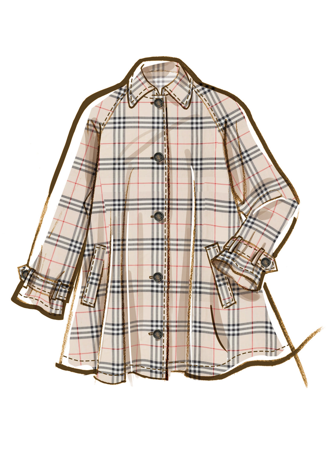 McCalls Schnittmuster M8655 – Damen Trenchcoat in drei Längen