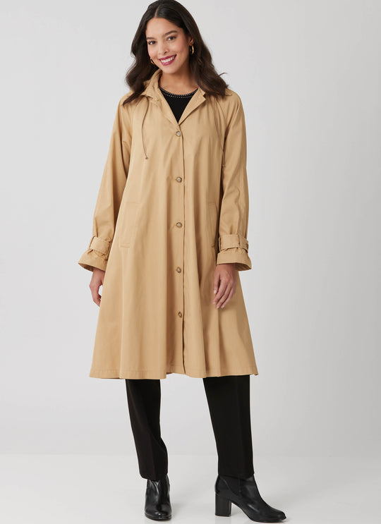 McCalls Schnittmuster M8655 – Damen Trenchcoat in drei Längen