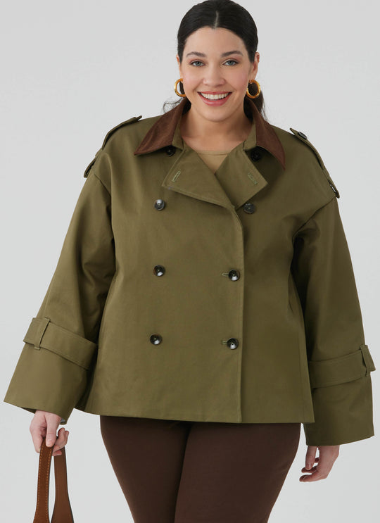 McCalls Schnittmuster M8656 – Damen Trenchjacke
