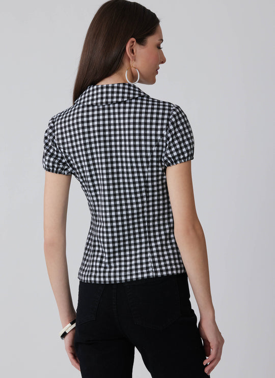 McCalls Schnittmuster M8657 – Damen Strickoberteil mit Peter-Pan-Kragen