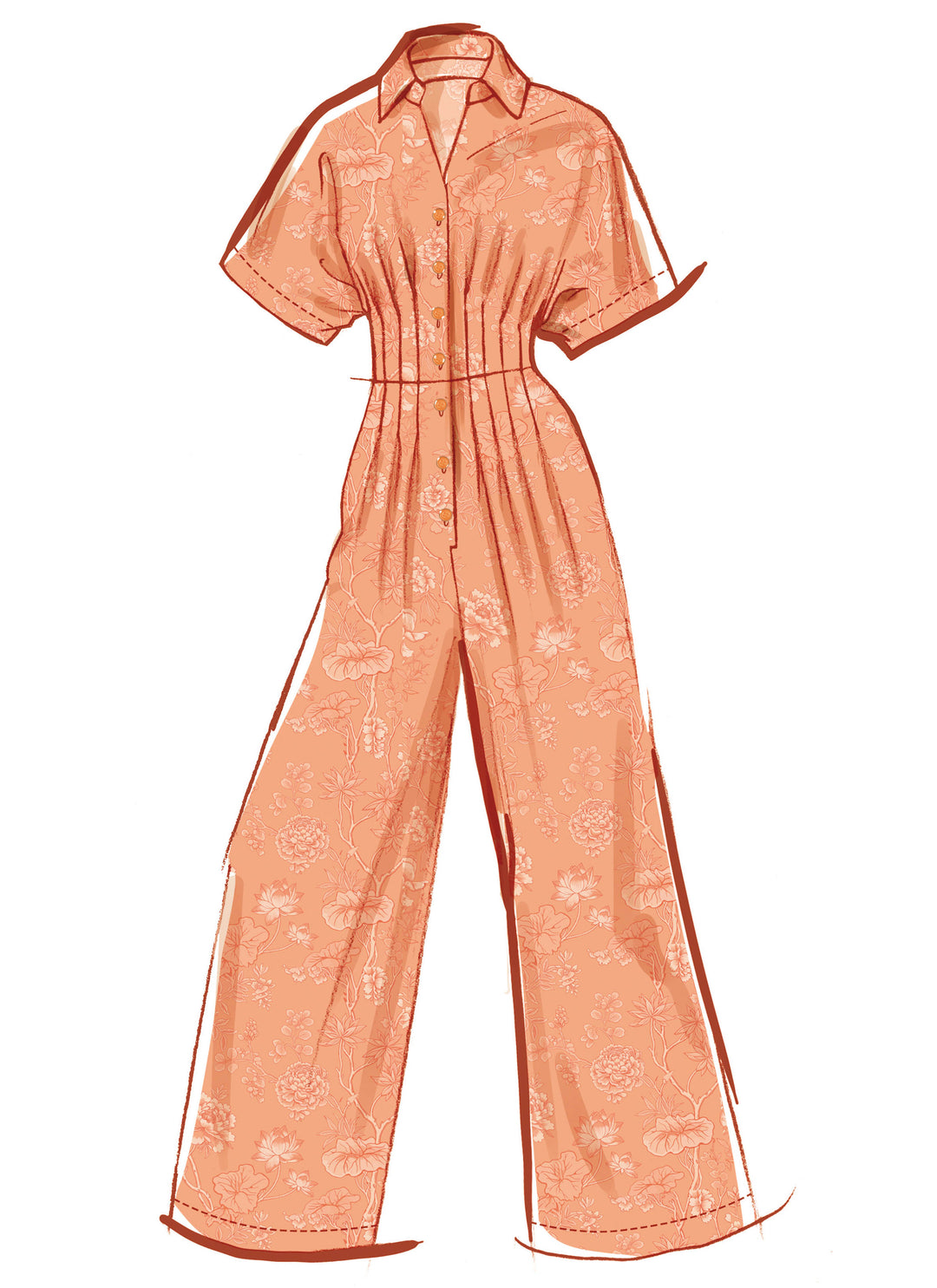 McCalls Schnittmuster M8661 – Damen Jumpsuit in drei Längen