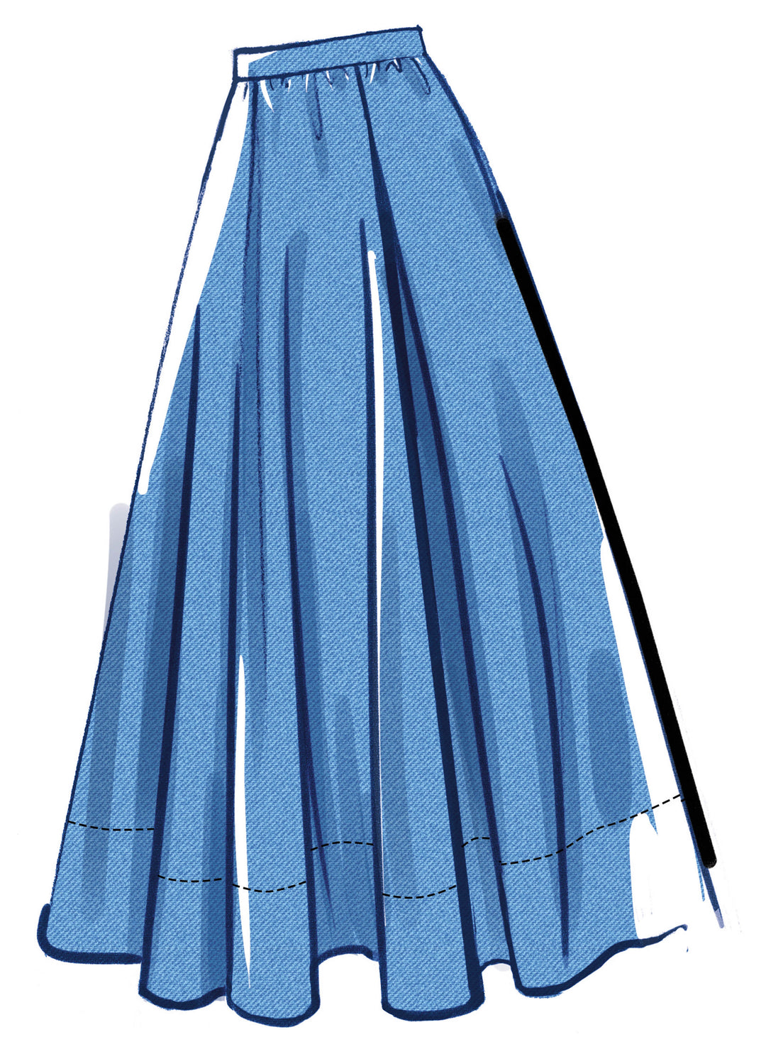 McCalls Schnittmuster M8662 – Damen Oversize-Oberteil & Rock