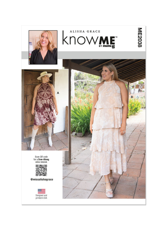Know Me Schnittmuster ME2038 Kleid