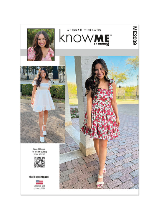 Know Me Schnittmuster ME2039 Kleid