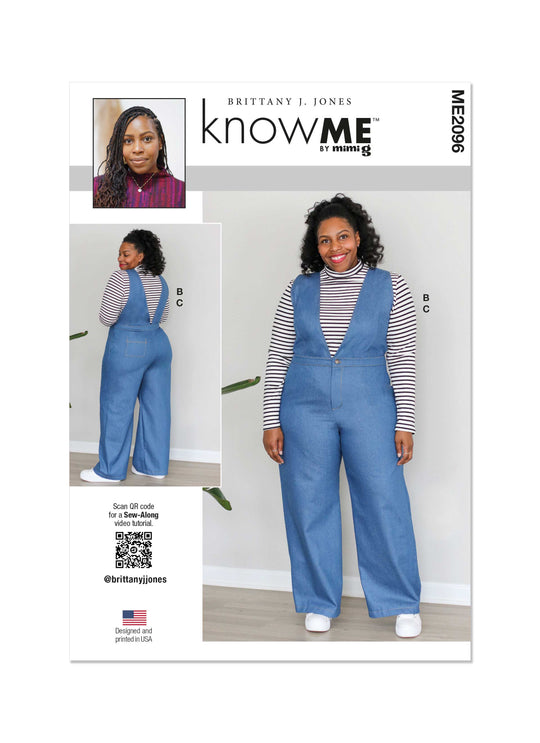Know Me Schnittmuster ME2096 Damen Pullover und Latzhose