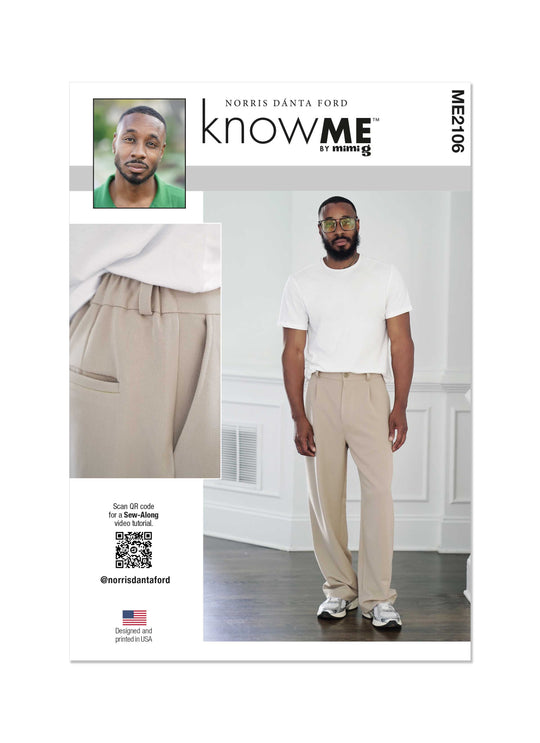 Know Me Schnittmuster ME2106 Herren Hose von Noris Dánta Ford