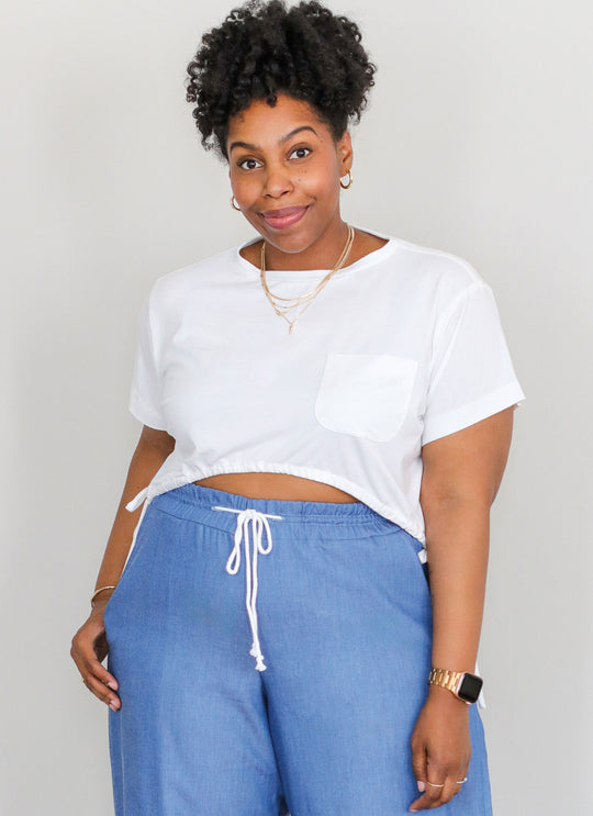 Know Me Schnittmuster ME2110 Damen Strickoberteil und Stoffhose von Brittany J. Jones