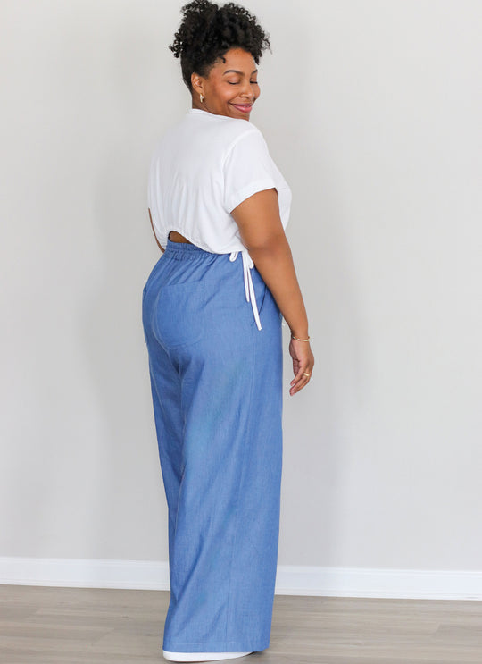 Know Me Schnittmuster ME2110 Damen Strickoberteil und Stoffhose von Brittany J. Jones