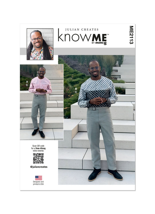 Know Me Schnittmuster ME2113 Herren Hemd und Hose von Julian Creates