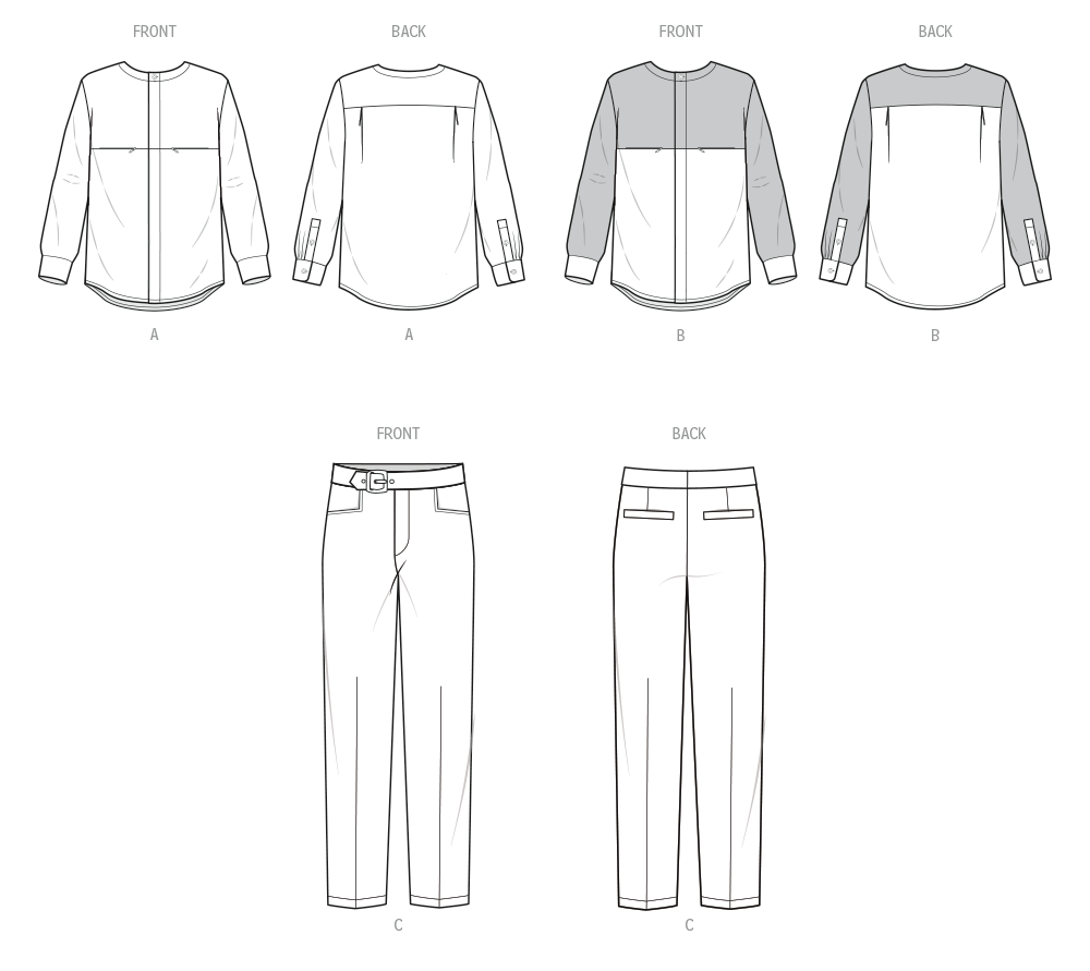 Know Me Schnittmuster ME2113 Herren Hemd und Hose von Julian Creates