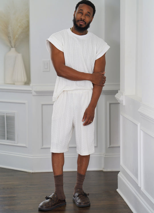 Know Me Schnittmuster ME2130 Strickoberteil und Shorts für Herren von Norris Dánta Ford