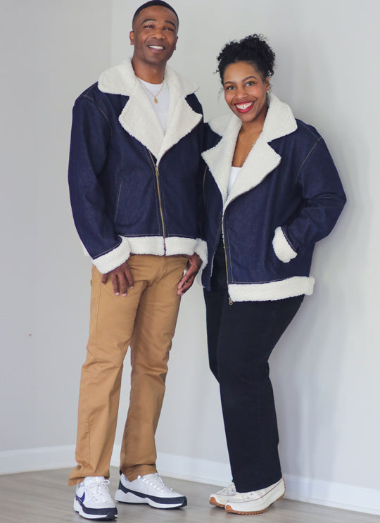 KnowMe Schnittmuster ME2132 Unisex-Motorradjacke von Brittany J. Jones