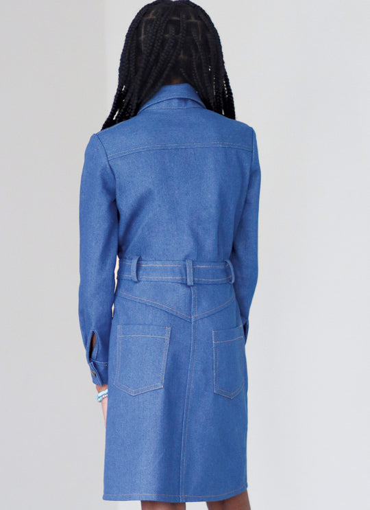 KnowMe Schnittmuster ME2133 Jeanskleid für Mädchen und Damen von Brittany J. Jones