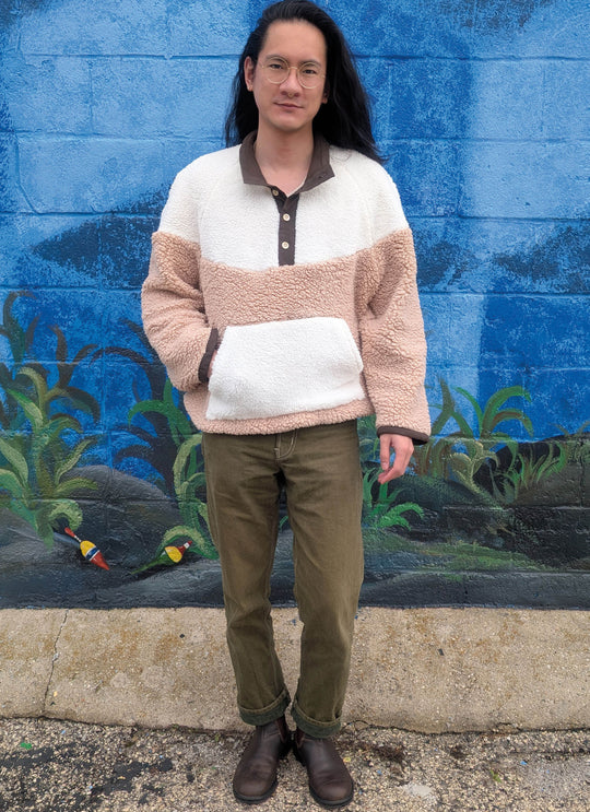 KnowMe Schnittmuster ME2136 Unisex-Kontrastjacken von Donny Q