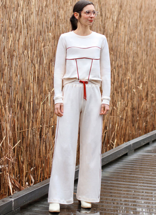 KnowMe Schnittmuster ME2138 Damen-Sweatshirt und Hose von Holly Darling