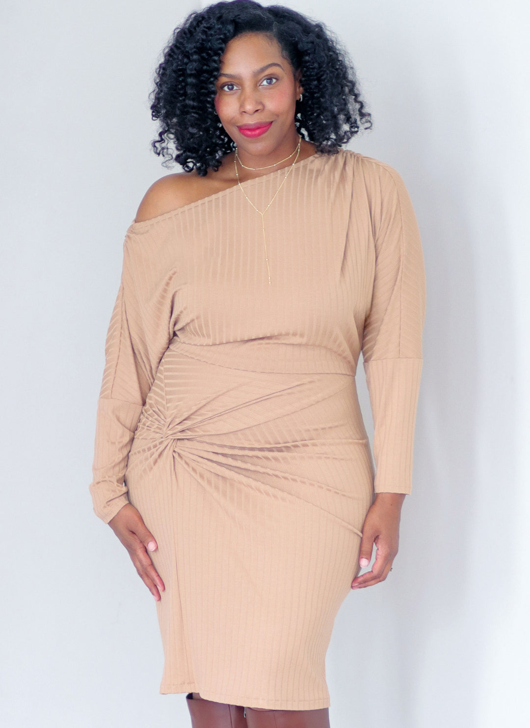 Know Me Schnittmuster ME2143 – Damen Strickkleid in zwei Längen von Brittany J. Jones