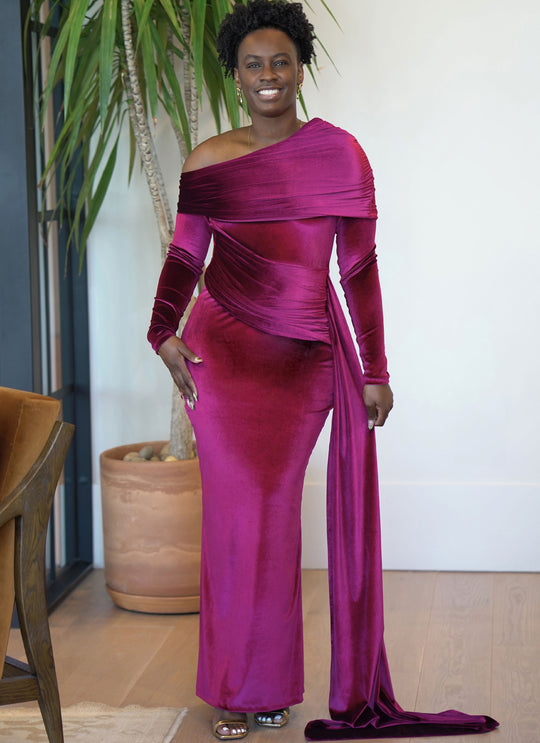 Know Me Schnittmuster ME2144 – Damen One-Shoulder-Kleid & Abendkleid von Classyfied Life