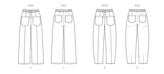 Know Me Schnittmuster ME2149 – Damen Hose von Sew Bake Make