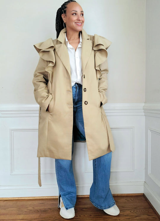 Know Me Schnittmuster ME2151 – Damen Trenchcoat von Keechii B Style