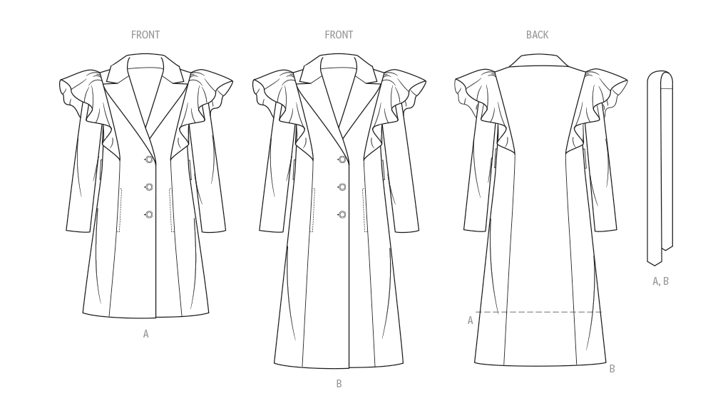 Know Me Schnittmuster ME2151 – Damen Trenchcoat von Keechii B Style