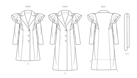 Know Me Schnittmuster ME2151 – Damen Trenchcoat von Keechii B Style