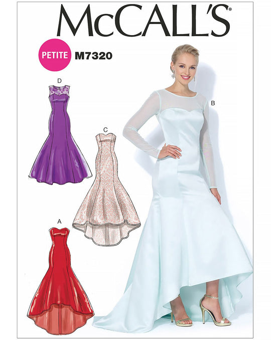 McCalls Schnittmuster M7320 Damen Kleid Besonderer Anlass McCALL'S