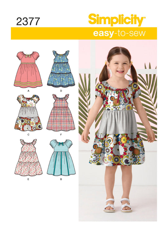 Simplicity Schnittmuster S2377 – Kinder-Kleider