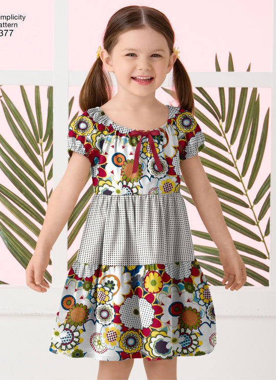 Simplicity Schnittmuster S2377 – Kinder-Kleider