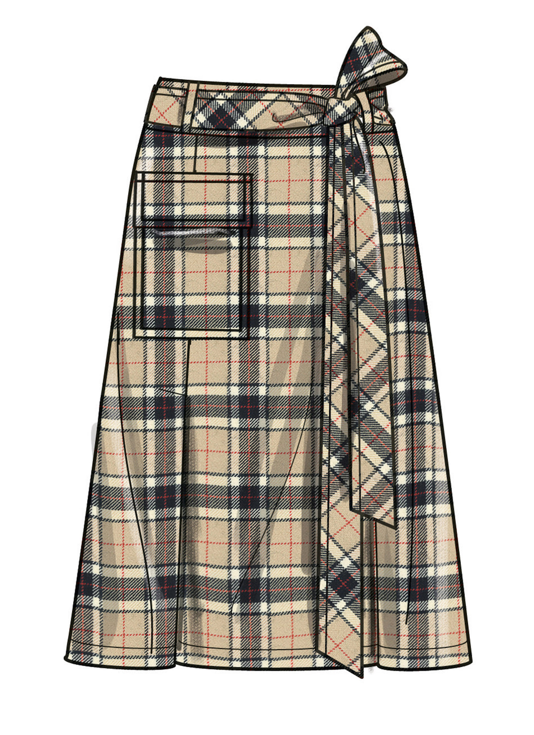 Simplicity Schnittmuster S3005 – Damen Röcke in stilvoller Midilänge